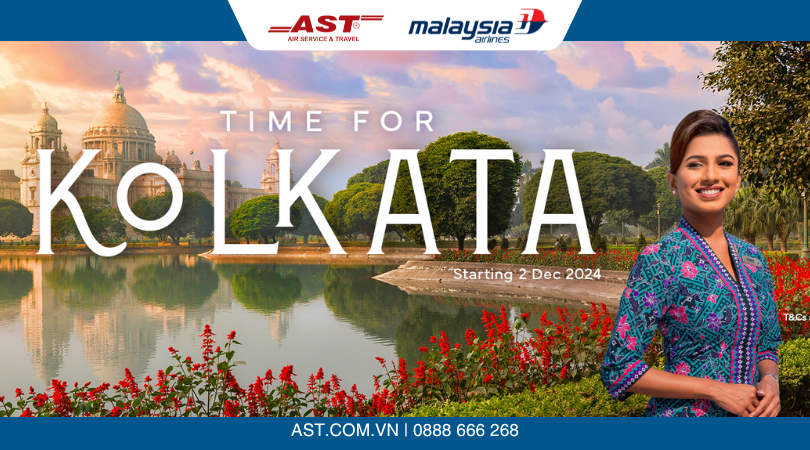 Malaysia Airlines khai truong duong bay den Kolkata An Do